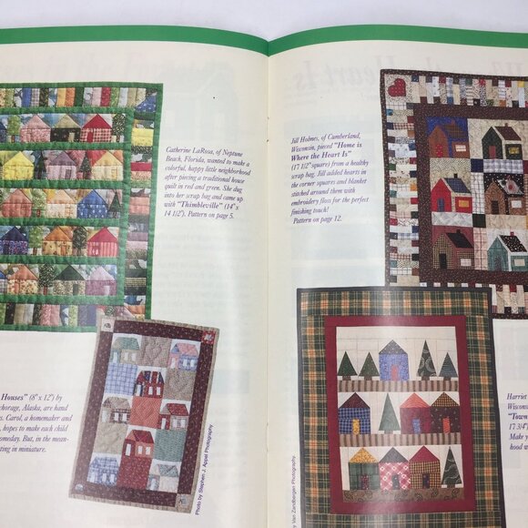 Vintage 1995 Chitra Publications Houses Mini Classics Quilt Pattern Design Book - Picture 6 of 9